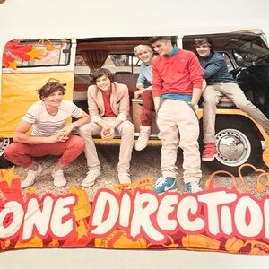 One Direction 1D Band Members Fleece Blanket